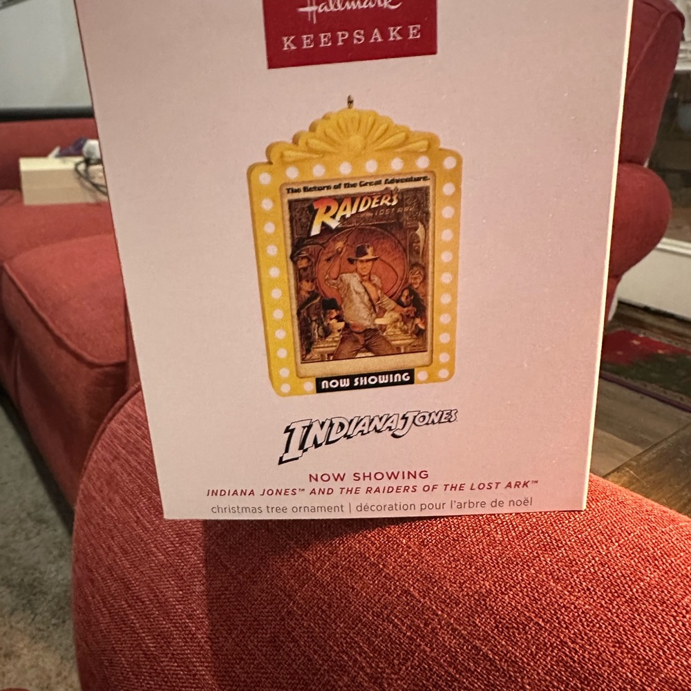 Hallmark Keepsake Xmas Ornament 2025, Indiana Jones and Raiders of The lost ark